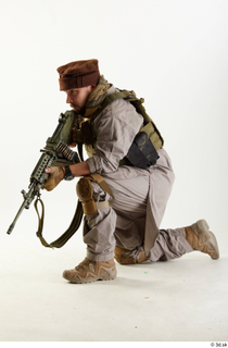 Photos Luis Donovan Army Taliban Gunner Poses kneeling whole body…